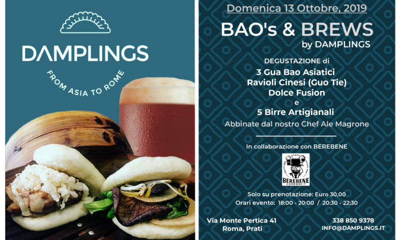 BAO’s & BREWS by DAMPLINGS